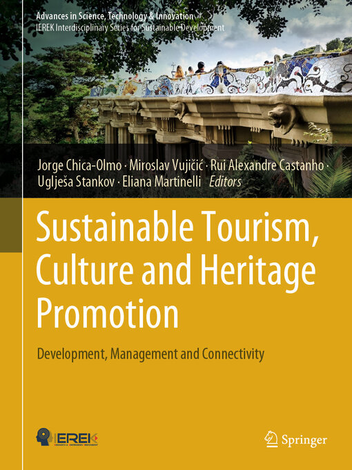 Title details for Sustainable Tourism, Culture and Heritage Promotion by Jorge Chica-Olmo - Wait list